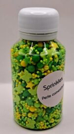 Perle comestibile, mix verde nr 100, 85 gr