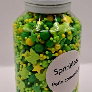 Perle comestibile, mix verde nr 100, 85 gr