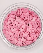 Perle comestibile, confeti fluturi roz, 30 gr