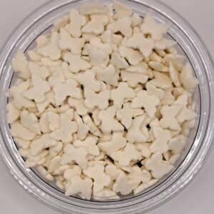 Perle comestibile, fluturi alb, confeti, 20 gr