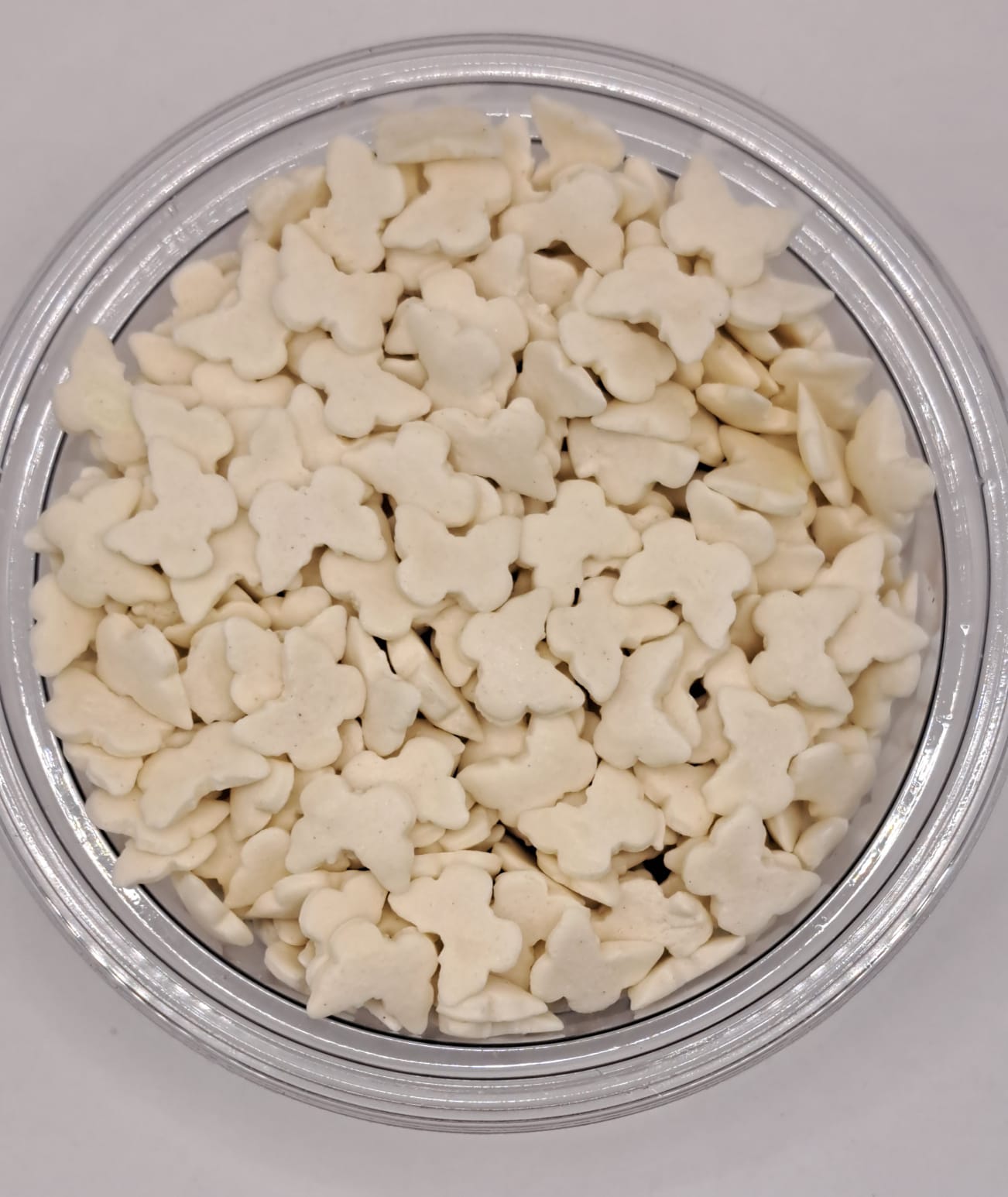 Perle comestibile, fluturi alb, confeti, 20 gr