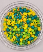 Perle comestibile, mix galben-verde, 30 gr