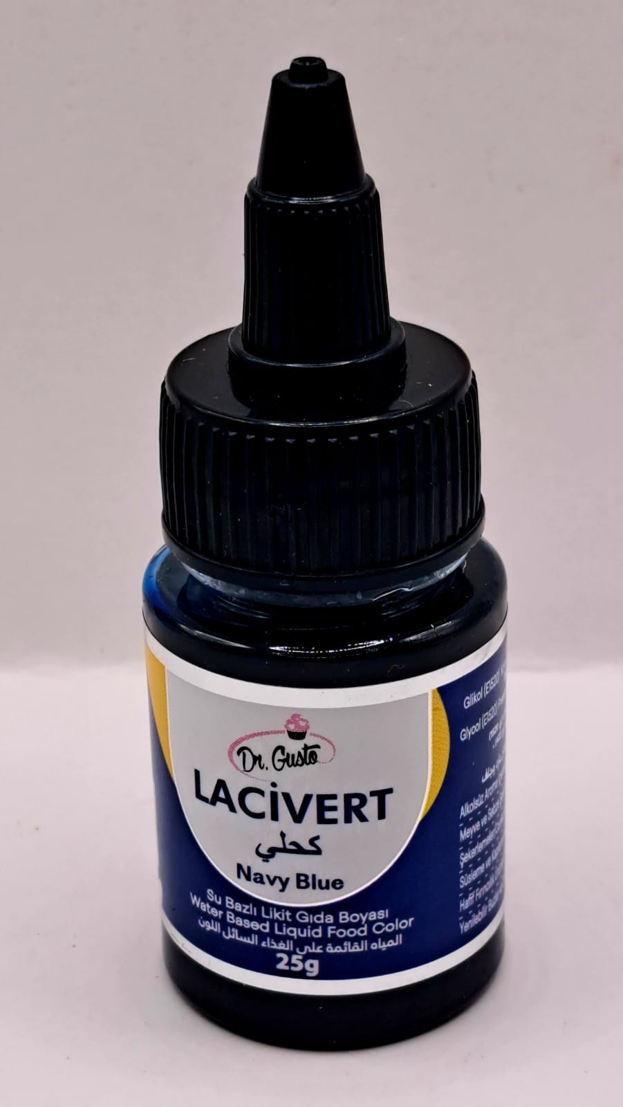 Colorant alimentar, Albastru inchis, lichid pe baza de apa. pentru creme, frisca etc