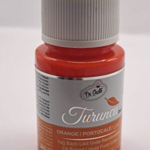 Colorant liposolubil Lichid, Portocaliu ,pentru ciocolata, Dr Gusto, 25 ml