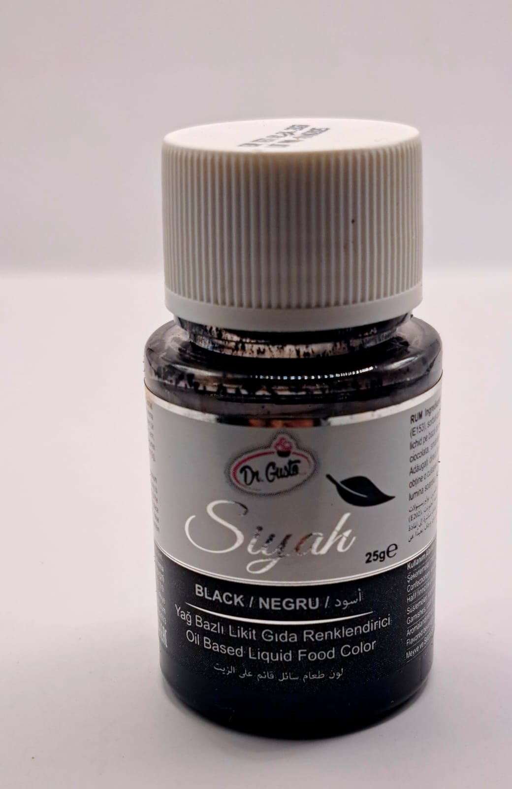 Colorant liposolubil Lichid,Negru , pentru ciocolata