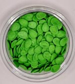 Perle comestibile, oval verde confeti, 20 gr