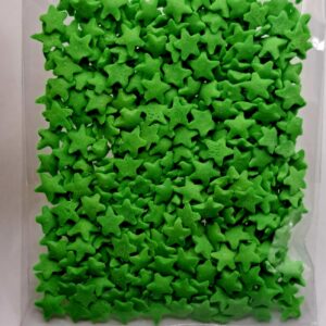 Perle comestibile, stea verde, confeti, 20 gr