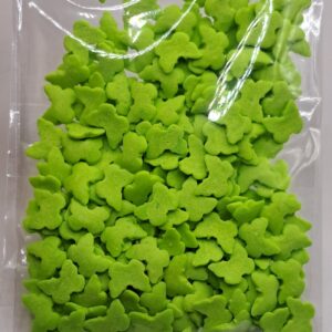 Perle comestibile, fluturi verzi, confeti, 20 gr