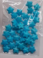 Perle comestibile, stea albastra, 1 cm , 20 gr