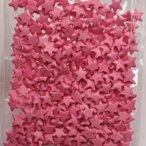 Perle comestibile, stea roz confeti , 20 gr