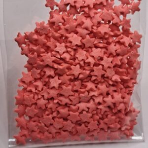 Perle comestibile, stea rosie, confeti, 20 gr