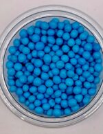 Perle comestibile, orez expandat, albastru, 50 gr