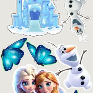 Vafe comestibile, ana si elsa, nr 100