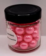 Perle comestibile, roz fucsia sidef, 14 mm, 90 gr