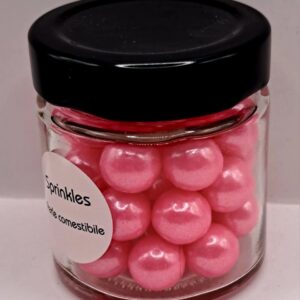 Perle comestibile, roz fucsia sidef, 14 mm, 90 gr
