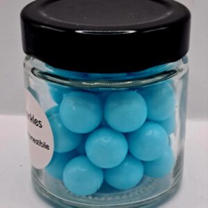 Perle comestibile, albastru baby, 14 mm, 90 gr