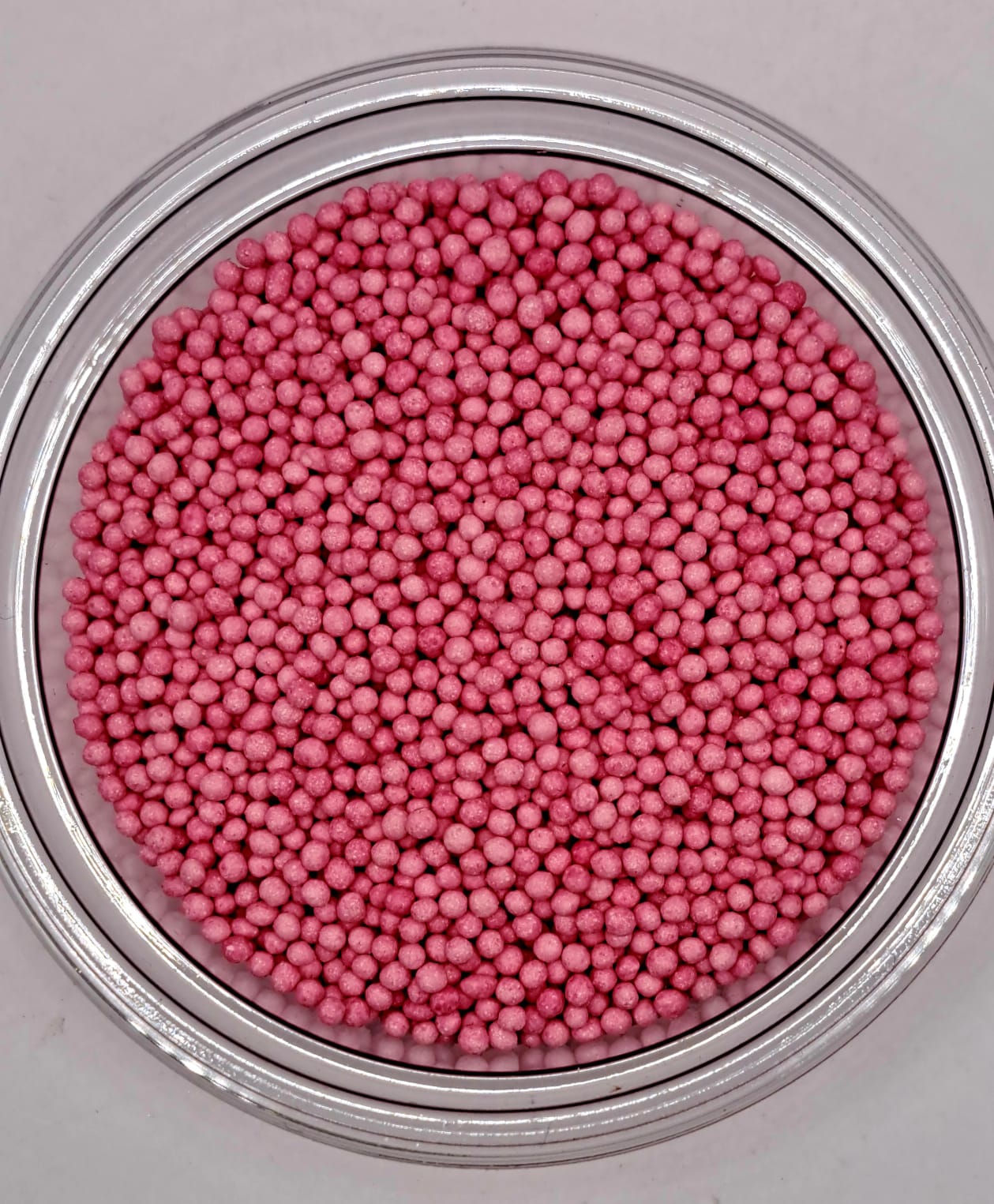 Perle comestibile, roz, marunt, 50 gr