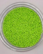 Perle comestibile, verde deschis, 2 mm, 50 gr