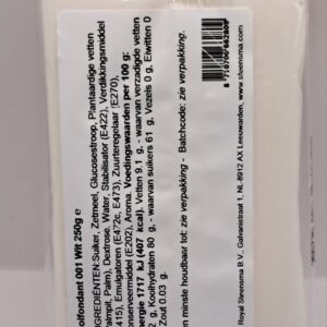 Fondant, 250 gr, Alb