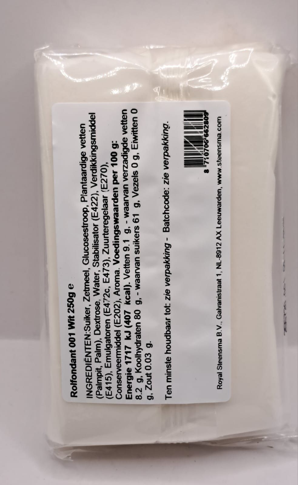 Fondant, 250 gr, Alb