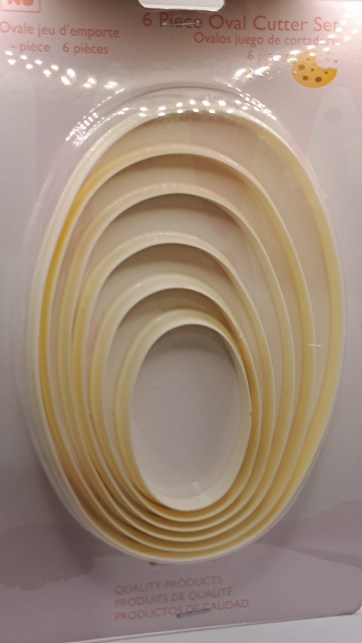 Forme decupatoare, oval, 5 marimi