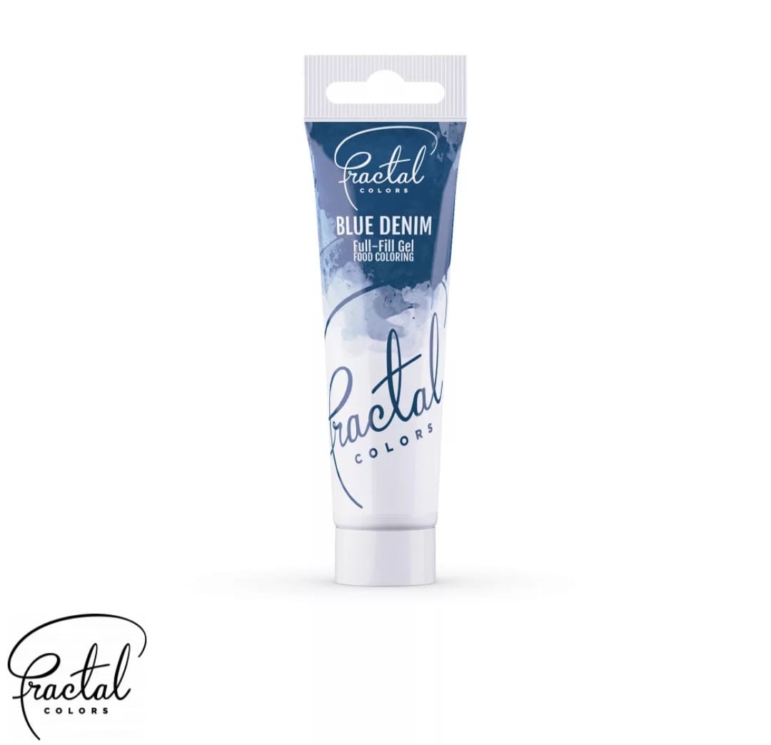 Colorant gel Fractal, Albastru Denim, 30 gr