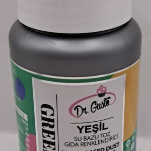 Colorant  hidrosolubil pudra, Verde, pentru pasta de zahar, creme, 75 gr