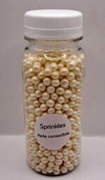 Perle comestibile, Orez expandat,Alb , 120 gr