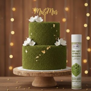 Colorant spray efect catifea, Verde masliniu, PREMIUM