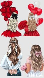 Vafe comestibile, imagini indragostiti, Valentines Day, NR 25