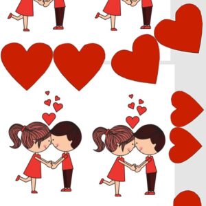 Vafe comestibile, imagini indragostiti, Valentines Day, NR 35