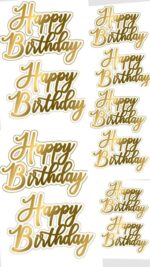 Vafe comestibile, happy birthday auri