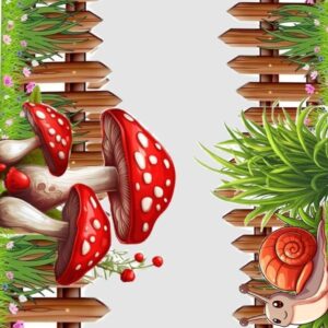 Vafe comestibile, gard, decor flori