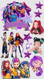 Vafe comestibile, fetele k-pop