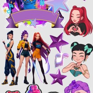 Vafe comestibile, fetele k-pop