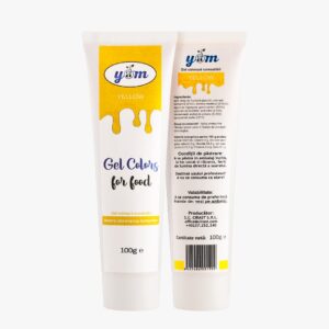 Colorant alimentar gel, 100 Gr, Galben, Yam