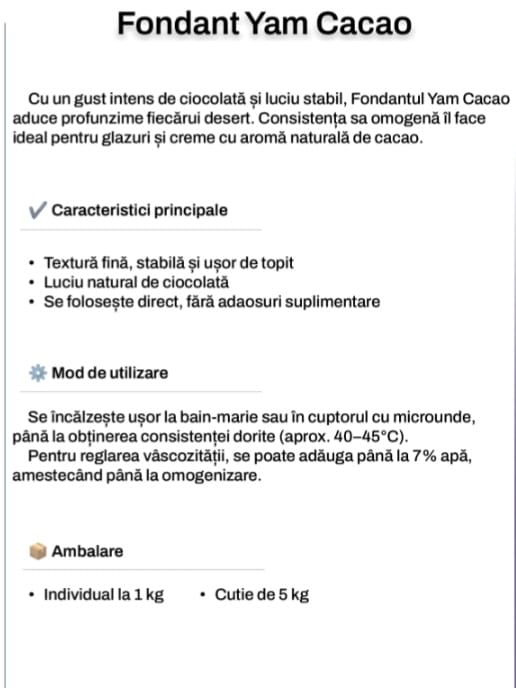 Fondant eclere, Alb, 1 kg, YAM - imagine 3