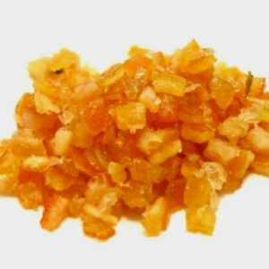 Portocala confiata, 300 gr, Cuburi