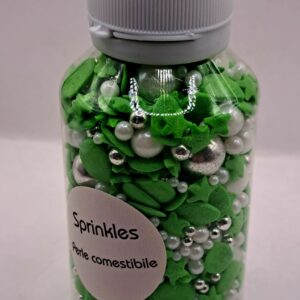 Perle comestibile, Mix Verde iarba, 45 gr