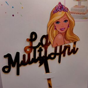 Toper acril, La multi ani Barbie