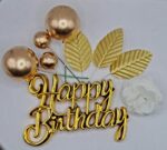 Toper Happy birthday 3 d, AURIU +Sfere
