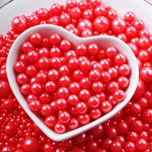 Perle Rosu, 3 mm, 50 gr