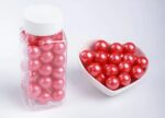 Perle Rosu, 6 mm, 90 gr