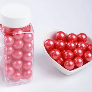 Perle Rosu, 6 mm, 90 gr