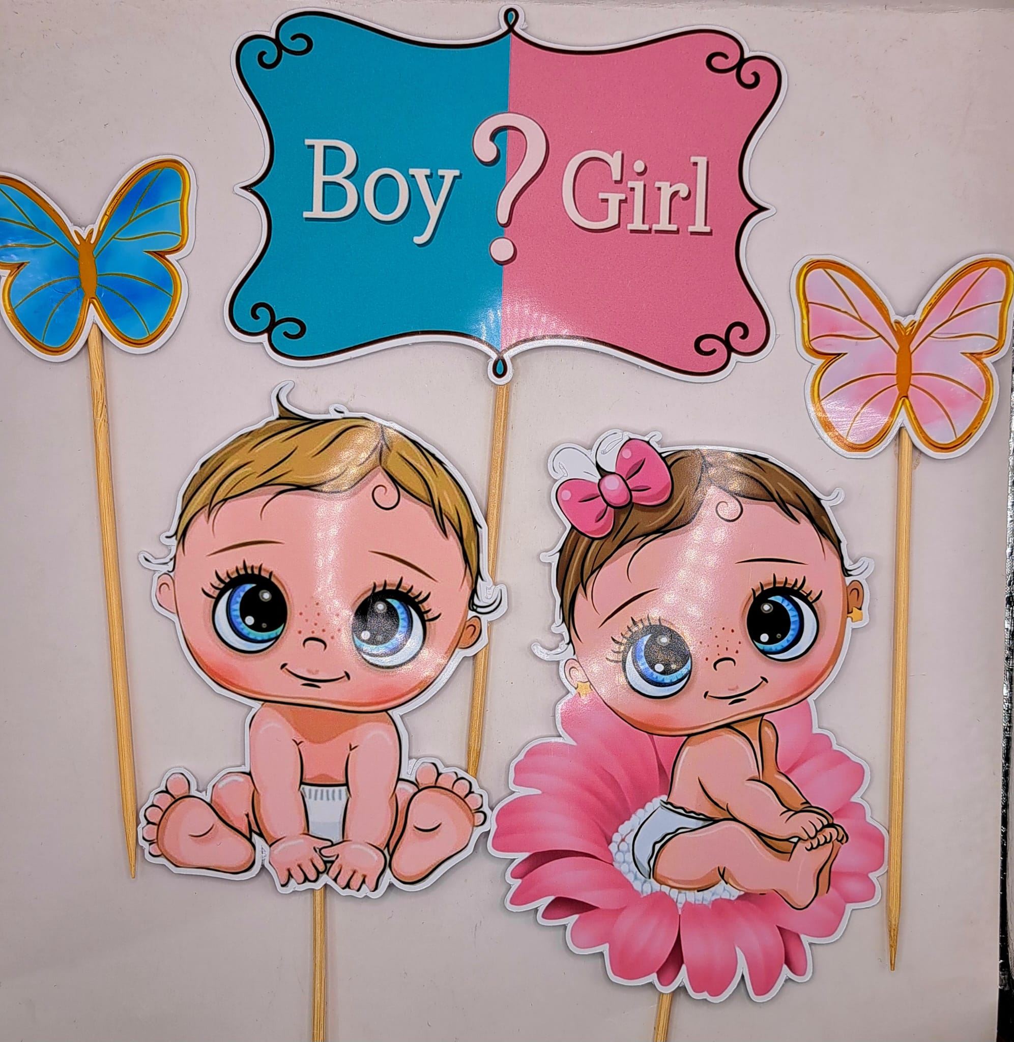 Toper Boy Girl , roz albastru