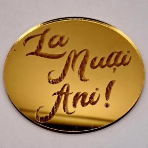 Toper acril, LMA, rotund