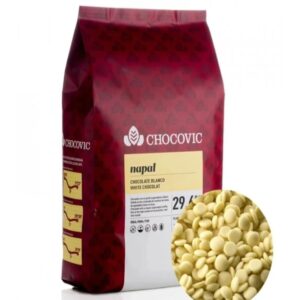 Ciocolata Alba 29.6% - CHOCOVIC NAPAL, 1 KG (VRAC)
