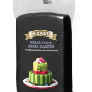 Pasta de zahar Vizyon, 1 kg, Negru