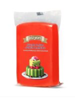 Pasta de zahar Vizyon, 1 kg, Rosu