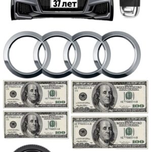 Vafe comestibile, Audi, dolari
